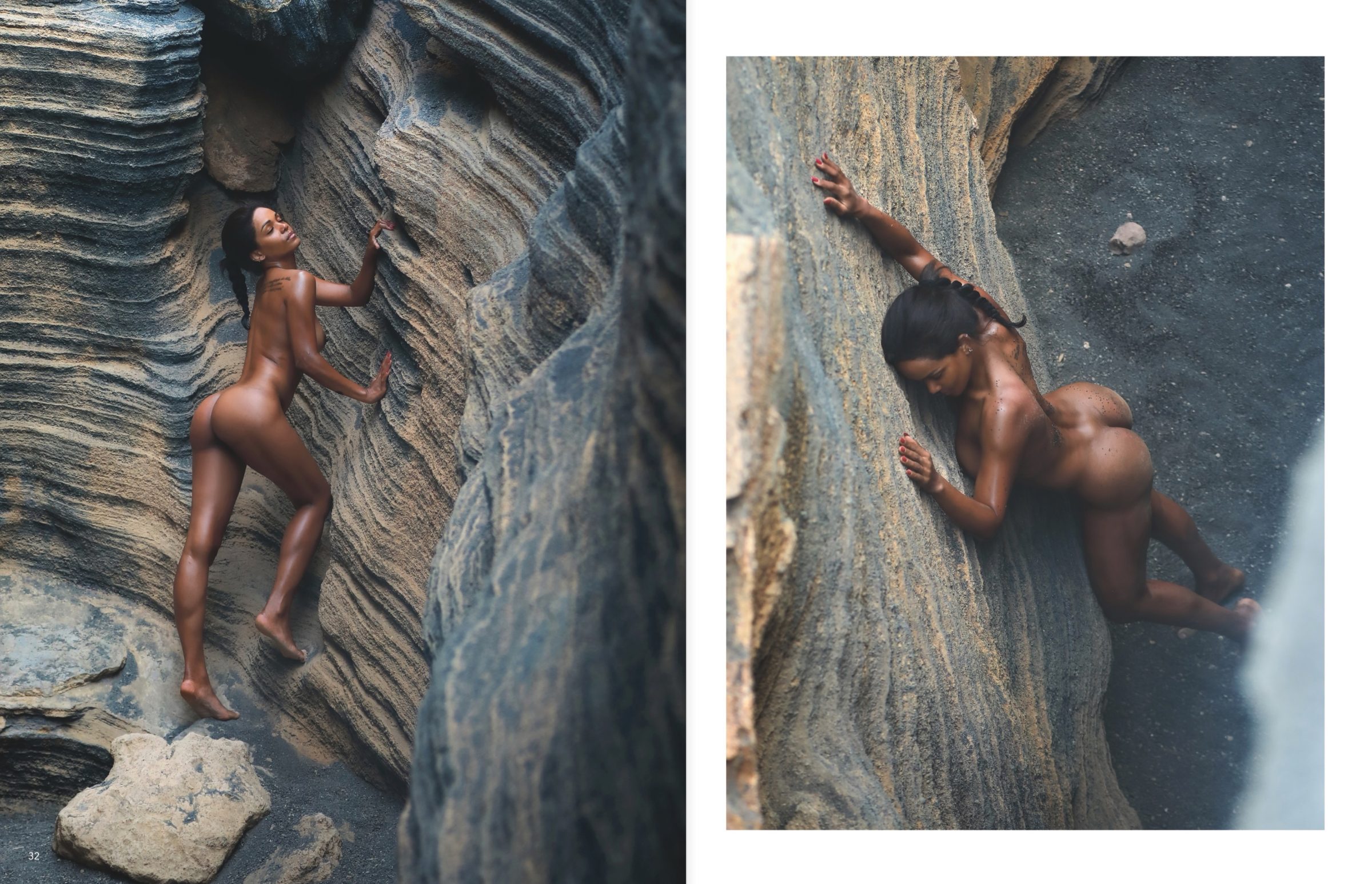 Inside preview spread from LIONSMAG Art Editions Volume 01 — Roberto Manetta